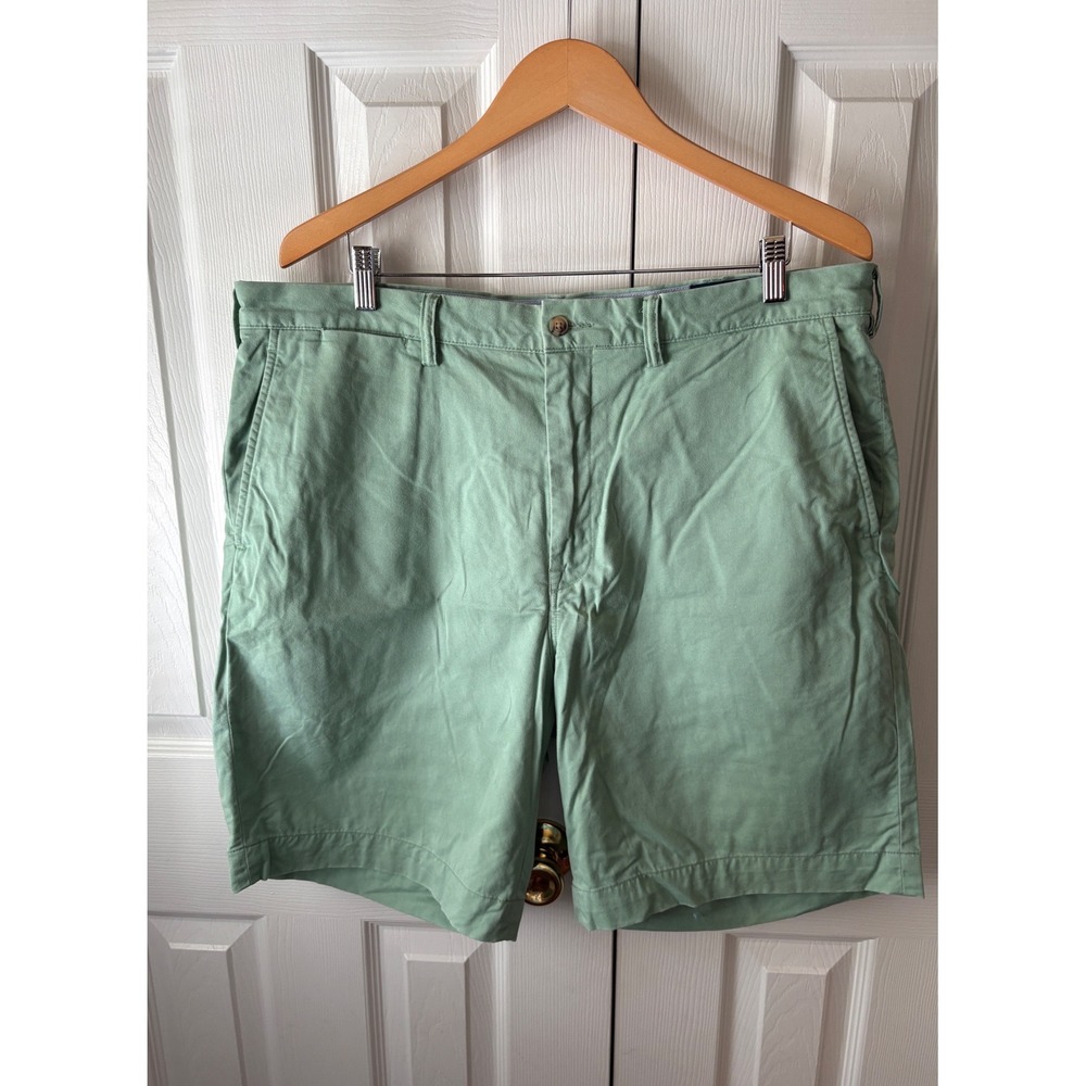 Polo Ralph Lauren‎ Green Stretch Cotton Twill Classic Fit Chino Shorts 38